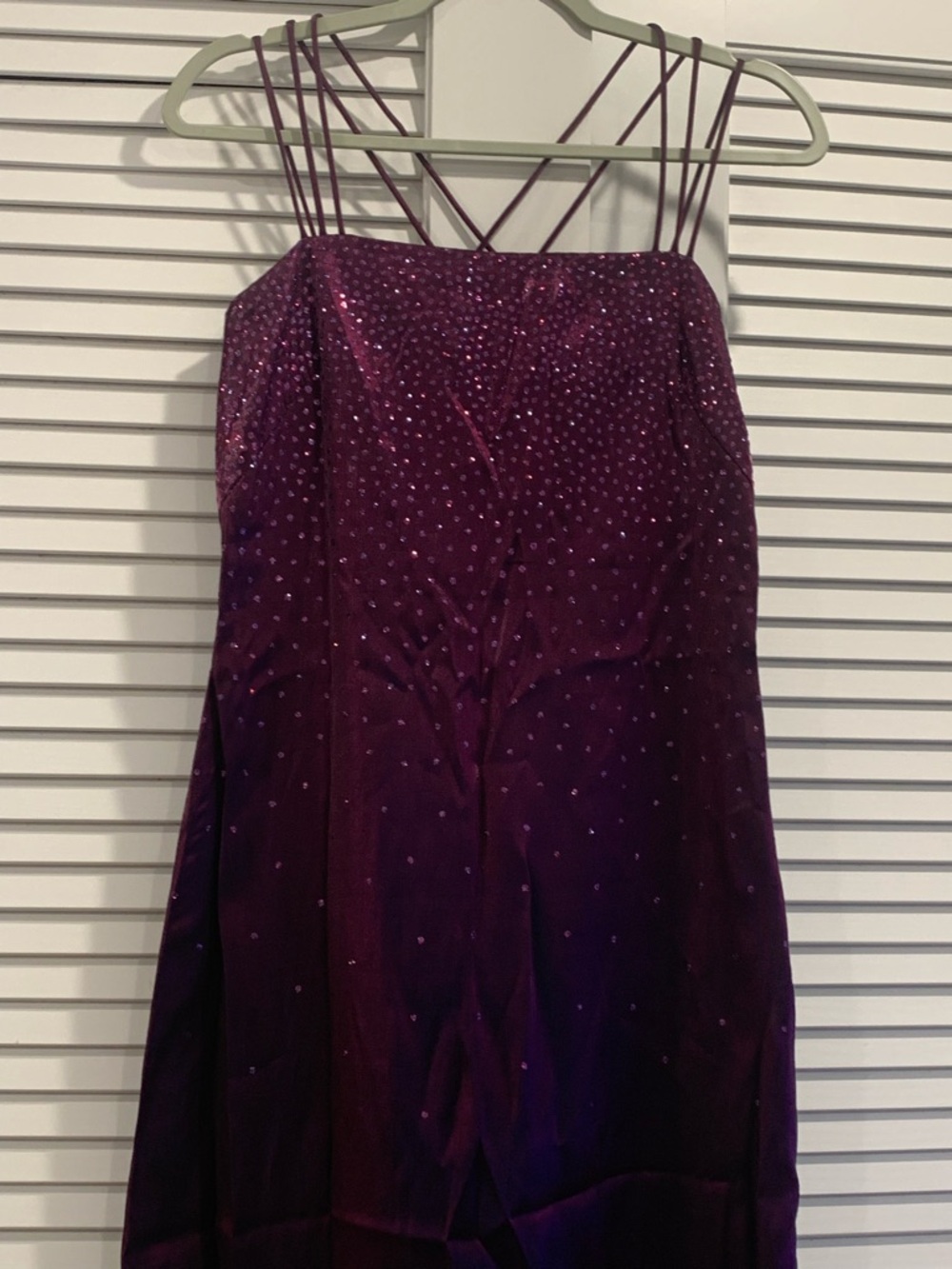 Y2K Fairy whimsical goth romantic maxi strappy organza dress size 9/10 prom - Picture 2 of 8